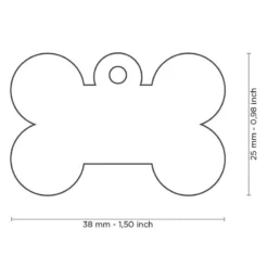 Médaille Basic Os Grand Laiton Chromé -Promos Vivariux Magasin medaille basic os grand laiton chrome mfb06 my family 1