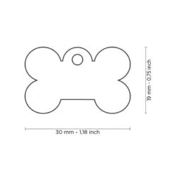 Médaille Basic Os Petit Laiton Doré -Promos Vivariux Magasin medaille basic os petit laiton dore mfb02 my family 1