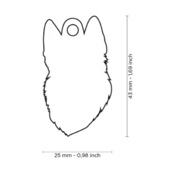 Médaille Berger Allemand -Promos Vivariux Magasin medaille berger allemand mf14n my family 1