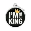 Médaille Cercle Grand " I'm The King " -Promos Vivariux Magasin medaille cercle grand im the king ch17king my family