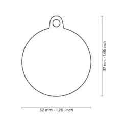 Médaille Cercle Grand " Rock " -Promos Vivariux Magasin medaille cercle grand rock ch17rock my family 1