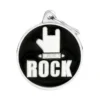 Médaille Cercle Grand " Rock " -Promos Vivariux Magasin medaille cercle grand rock ch17rock my family