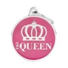 Médaille Cercle Grand " The Queen " -Promos Vivariux Magasin medaille cercle grand the queen ch17queen my family