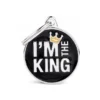 Médaille Cercle Moyen " I'm The King " -Promos Vivariux Magasin medaille cercle moyen im the king ch17mking my family