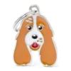 Médaille Chien Cocker Blanc Et Orange -Promos Vivariux Magasin medaille chien cocker blanc et orange mf12whitebrown my family