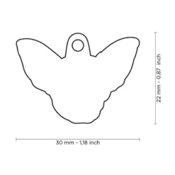 Médaille Chihuahua Crème -Promos Vivariux Magasin medaille chihuahua creme mf23ncream my family 1