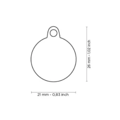 Médaille Glam Patte Cercle Fuchsia Strass -Promos Vivariux Magasin medaille glam patte cercle fuchsia strass bh26gm02 my family 1