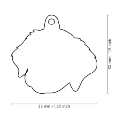 Médaille Golden Retriever -Promos Vivariux Magasin medaille golden retriever mf30 my family 1