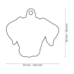 Médaille Labrador Noir -Promos Vivariux Magasin medaille labrador noir mf31black my family 1