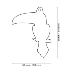 Médaille Toucan -Promos Vivariux Magasin medaille toucan z016 my family 1