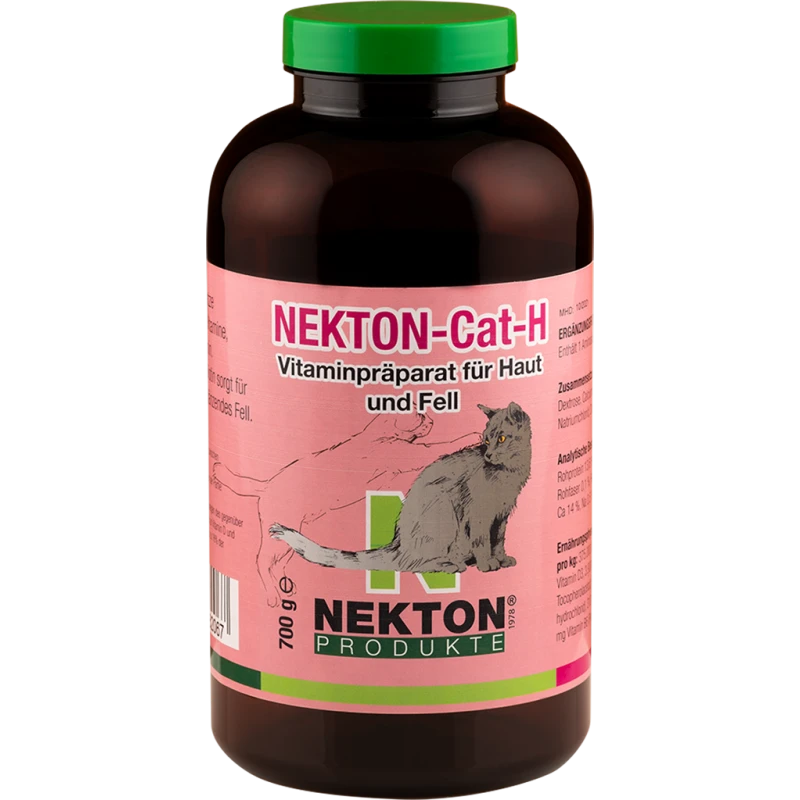 Nekton-Cat-H Supplément De Vitamines Pour Un Pelage Et Une Peau Saine 700gr - Nekton 3 Nekton-Cat-H Supplément De Vitamines Pour Un Pelage Et Une Peau Saine 700gr - Nekton