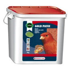 Orlux Gold Patee Canaris Rouge 5kg - Pâtée Aux Oeufs Prête à L'emploi, Soutient Le Rouge Des Canaris