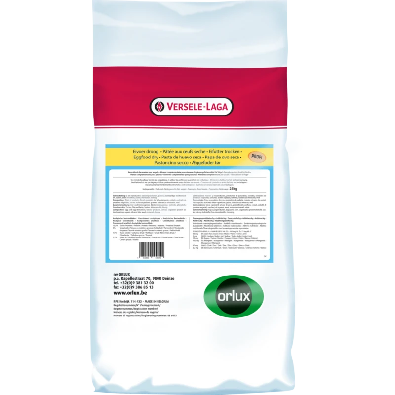 Orlux Pâtée Aux Oeufs Sèche 25kg - Pâtée Aux Oeufs Sèche Pour Volières à Population Variée 3 Orlux Pâtée Aux Oeufs Sèche 25kg - Pâtée Aux Oeufs Sèche Pour Volières à Population Variée