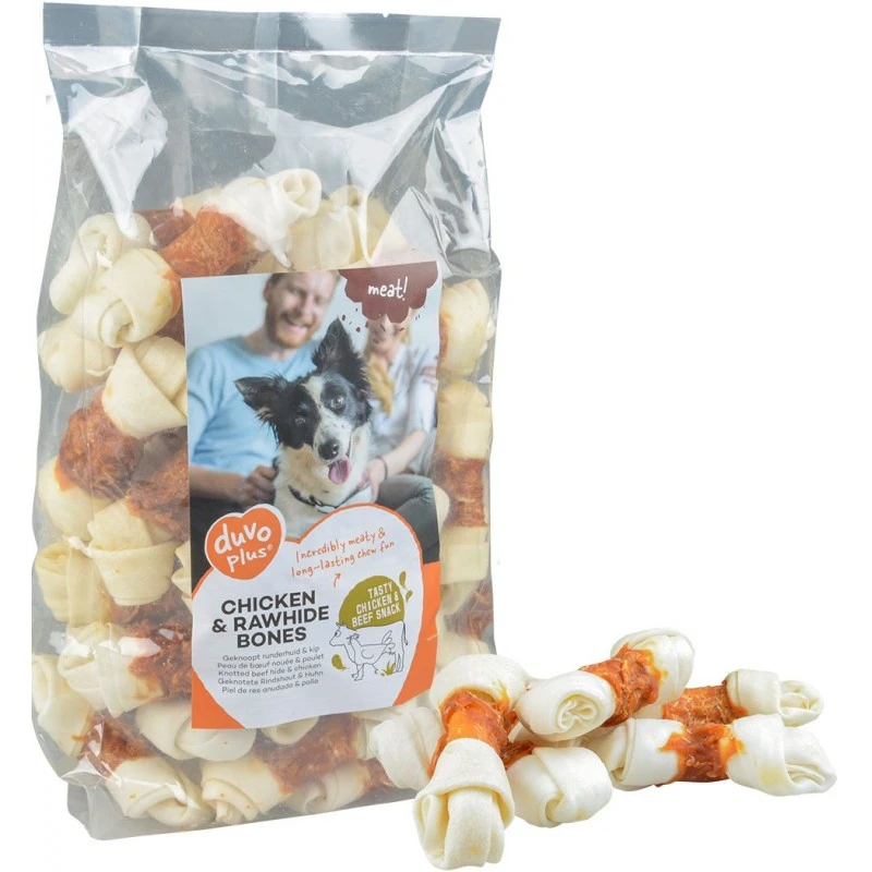 Os De Peau De Boeuf & Poulet 1kg +/-32st - Duvo+ 3 Os De Peau De Boeuf & Poulet 1kg +/-32st - Duvo+