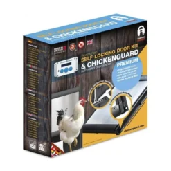 Ouvre-trappe Automatique Premium Et Porte Autobloquante - Chickenguard -Promos Vivariux Magasin ouvre trappe automatique premium et porte autobloquante chickenguard rcombipr chickenguard ouvre trappe automatique par ouvertur 2