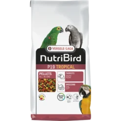 Promos Vivariux Magasin 26 P19 Tropical Granulés Extrudés - Aliment D'élevage Pour Perroquets 10kg - Nutribird