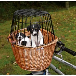 Panier Avant De Vélo Pour Chien 44x48x33cm Max 5kg - Trixie -Promos Vivariux Magasin panier avant de velo pour chien 44x48x33cm max 5kg trixie 2806 trixie panier avant de velo pour chien fixation sur le guidon ave 1