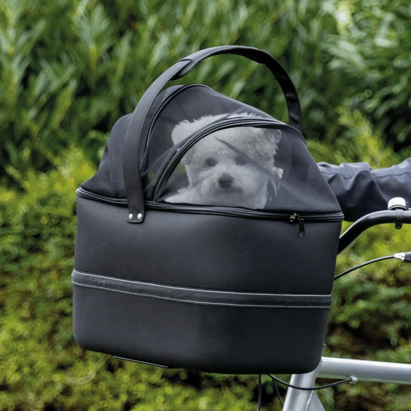 Panier Pour Chien Pour Guidon De Vélo 41x47x29cm/max 6kg - Trixie 5 Panier Pour Chien Pour Guidon De Vélo 41x47x29cm/max 6kg - Trixie – Image 3