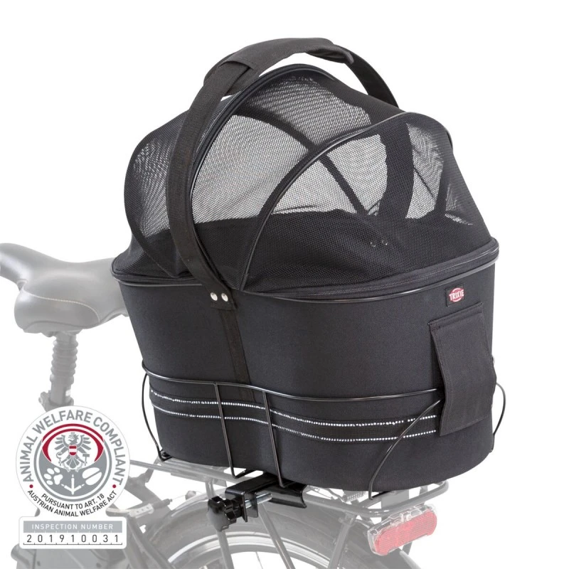 Panier Pour Vélo Pour Porte-bagages étroits 29x42x48cm Max.6kg - Trixie 8 Panier Pour Vélo Pour Porte-bagages étroits 29x42x48cm Max.6kg - Trixie – Image 6