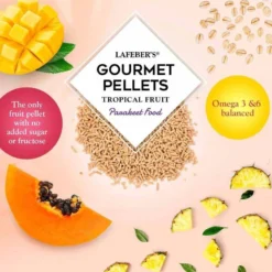 Pellets Gourmands Aux Fruits Tropicaux Cockatiel 1,8kg - Lafeber's -Promos Vivariux Magasin pellets gourmands aux fruits tropicaux cockatiel 18kg lafebers lf52642 lafebers le lafeber gourmet pellets tropical fruit cockat 1