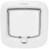 PetSafe Chatière à Verrouillage Manuel 4 Positions Blanc 21,9x21,9cm - Pet Solutions -Promos Vivariux Magasin petsafe chatiere a verrouillage manuel 4 positions blanc 219x219cm pet solutions ppa1916732 pet solutions la descriptionla chati