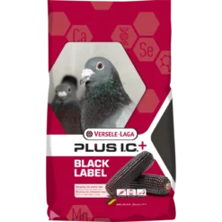 Plus I.C.⁺ Black Label Junior 20kg - Mélange Complet Pour Jeunes Pigeons, Avec Du Maïs Noir