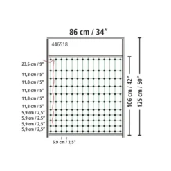 Porte Pour Filet H/95 à 125cm -Promos Vivariux Magasin porte pour filet h 95 a 125cm kbl446518 kerbl pour creer un passage simple et rapide dans un filet de cloture porte pratique pou 3