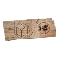 Poulailler Goldie Brun 121x81,6x109cm - Woodland -Promos Vivariux Magasin poulailler goldie brun 121x816x109cm woodland 603 004 duvo specifications pour 2 poules1 pondoir et 1 perchoir4 poignees resista 2