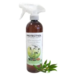 Protect'eol Lotion Assainissante Avec Spray 500ml - Essence Of Life (lapin, Poule, Chèvre)