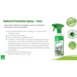 Protection Spray Area 500ml - Natural -Promos Vivariux Magasin protection spray area 500ml natural 30044 natural spray a base dherbes aromatiques pour une protection preventives contre les pa 1