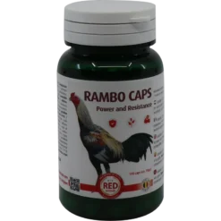 Rambo Caps Puissance Et Résistance Pour Coqs 100gélules - Red Animals
