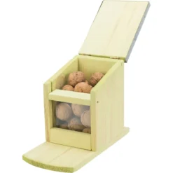 Réserve De Nourriture Pour écureuil - Trixie -Promos Vivariux Magasin reserve de nourriture pour ecureuil trixie 59607 trixie reserve de nourriture pour ecureuil avec toit ouvrant bois de pin impreg 3