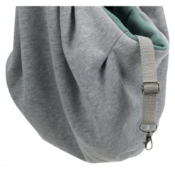 Sac Ventral Soft Gris Clair/menthe 22x20x60cm - Trixie -Promos Vivariux Magasin sac ventral soft gris clair menthe 22x20x60cm trixie 28948 trixie sac ventral soft ideal pour surveiller lanimal en transport ve 3