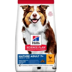 Science Plan Aliment Pour Chien Adulte Mature 7+ Medium Au Poulet 2,5kg - Hill's