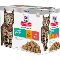 Science Plan Feline Perfect Weight 12x85gr - Hill's