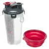 Set De Voyage Récipients D'eau Et De Nourriture 2x0,35L - Trixie -Promos Vivariux Magasin set de voyage recipients deau et de nourriture 2x035l trixie 25019 trixie recipients deau et de nourriture 2 compartiments separ