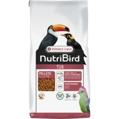 T16 Granulés Extrudés - Aliment D'entretien Pour Grands Oiseaux Frugivores Et Insectivores 10kg - Nutribird