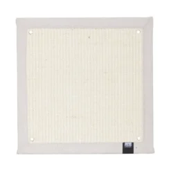 Tapis Griffoir Carré Krappa Blanc 38x38x1,5cm - Duvo+