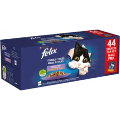 Tendres Effilés Sélection Mixte En Gelée 44x85gr - Felix