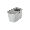 Top Cat Litière Avec Couvercle Gris/Blanc 59x39x38cm -Promos Vivariux Magasin top cat litiere avec couvercle gris blanc 59x39x38cm mod ag50 027 kinlys