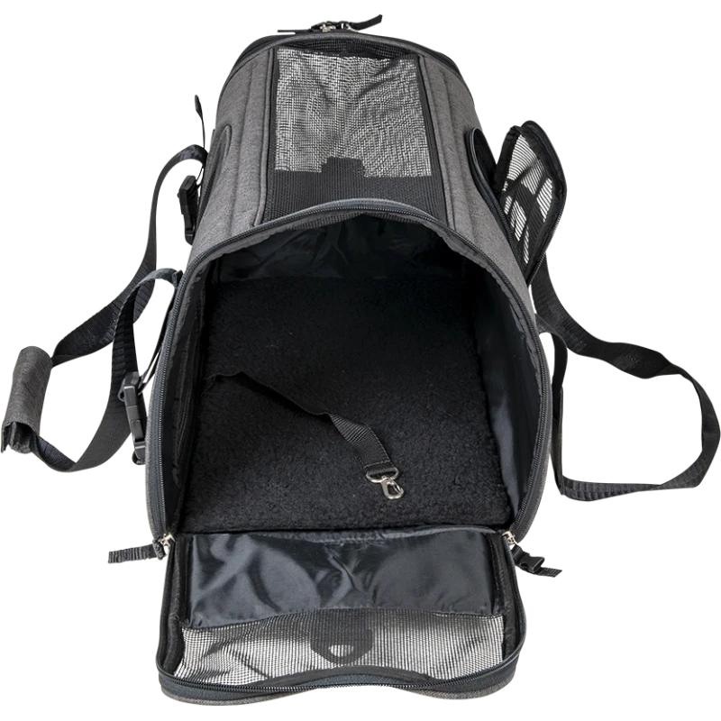 Transporteur Pliable Travel Gris 44x25x25cm - Jack And Vanilla 5 Transporteur Pliable Travel Gris 44x25x25cm - Jack And Vanilla – Image 3