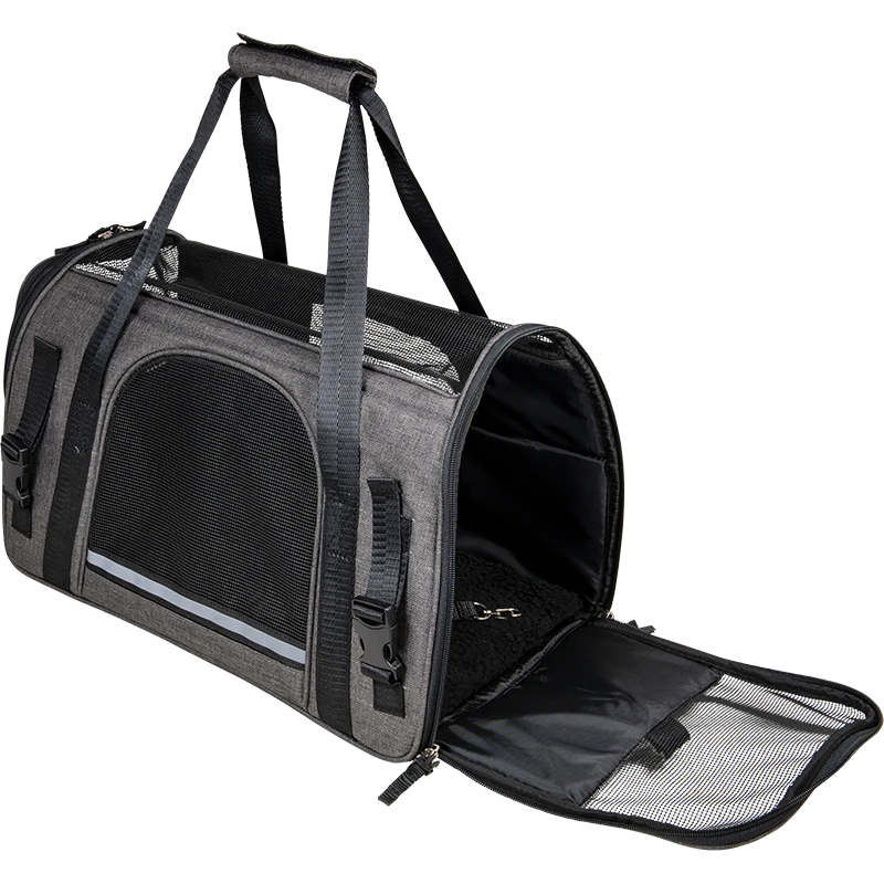 Transporteur Pliable Travel Gris 44x25x25cm - Jack And Vanilla 6 Transporteur Pliable Travel Gris 44x25x25cm - Jack And Vanilla – Image 4