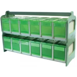 Valise De Transport à 12 Compartiments 71x22x43cmh - 2G-R