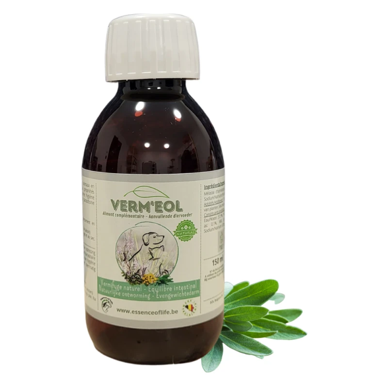 Verm'eol Vermifuge Naturel 150ml - Essence Of Life (chien, Chat) 3 Verm'eol Vermifuge Naturel 150ml - Essence Of Life (chien, Chat)