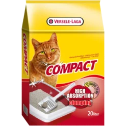Versele-Laga Compact 20kg - Litière Pour Chats Agglutinante, D'usage Très économique